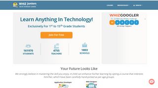 
                            3. WhizJuniors - India's Biggest Technology Learning Platform ...