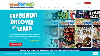 
                            10. Whizz Pop Bang - The awesome science magazine for children