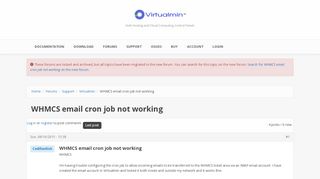 
                            12. WHMCS email cron job not working | Virtualmin