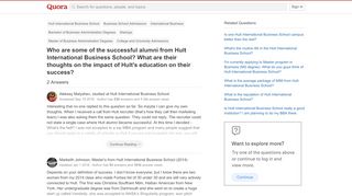 
                            12. Who are some of the successful alumni from Hult International ...