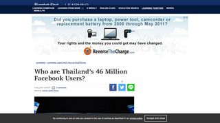 
                            8. Who are Thailand's 46 Million Facebook Users? | Bangkok Post ...