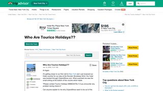 
                            10. Who Are Tourico Holidays?? - New York City Forum - TripAdvisor