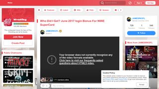 
                            10. Who Did I Get? June 2017 login Bonus For WWE SuperCard ...