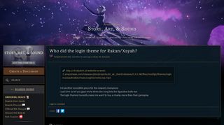 
                            6. Who did the login theme for Rakan/Xayah? - Boards - League of Legends