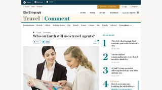 
                            5. Who on Earth still uses travel agents? - The Telegraph