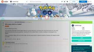 
                            12. Who pays what in a trade? : pokemongo - Reddit