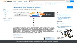 
                            6. Who sets the skin? Bungeecord or Spigot - Stack Overflow