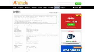 
                            12. Whois csrpbi.it