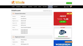 
                            8. Whois kitatin.com