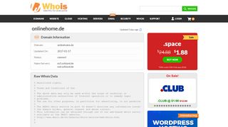 
                            3. Whois onlinehome.de