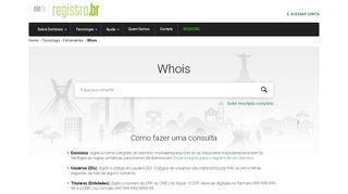 
                            3. Whois - Registro.br