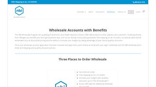 
                            11. Wholesale - NBI - NBI Health