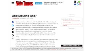 
                            11. Who's Abusing Who? | Miami New Times