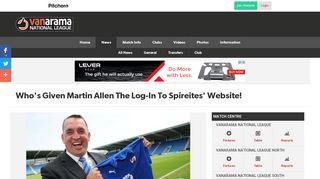 
                            9. Who's Given Martin Allen The Log-In To Spireites' Website! - The ...