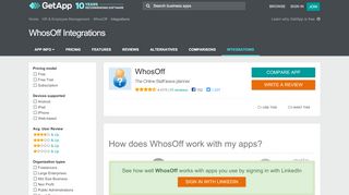 
                            7. WhosOff Integrations | GetApp®