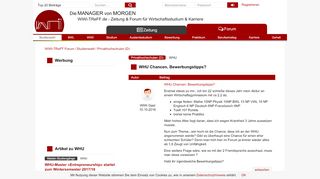 
                            13. WHU Chancen, Bewerbungstipps? - WiWi-TReFF Forum