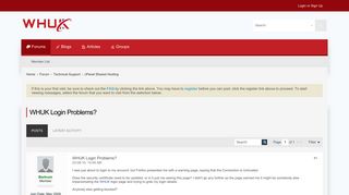 
                            2. WHUK Login Problems? - Official Web Hosting Forum | Web Hosting UK