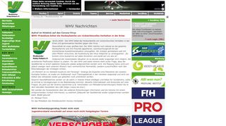 
                            2. WHV-Hockey - Deutscher Hockey Bund