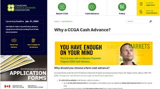 
                            13. Why a CCGA Cash Advance? | Canadian Canola Growers Association