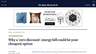 
                            12. Why a 'zero discount' energy bill could be your cheapest option