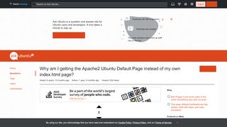 
                            3. Why am I getting the Apache2 Ubuntu Default Page instead of my own ...