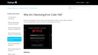 
                            13. Why Am I Receiving Error Code 100? – VidAngel | Help Center