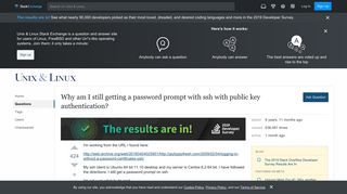 
                            9. Why am I still getting a password prompt with ssh with public key ...
