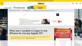 
                            7. Why am I unable to login to my iPhone 4s via my Apple ID? - iPhone ...