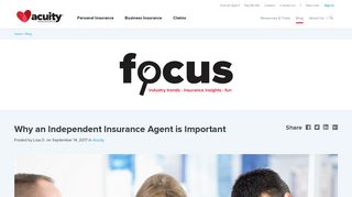 
                            10. Why an Independent Insurance Agent is Important | Acuity