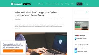 
                            8. Why and How To Change the Default Username on WordPress ...