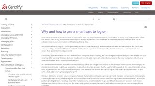 
                            8. Why and how to use a smart card to log on