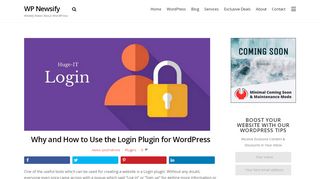 
                            13. Why and How to Use the Login Plugin for WordPress - WP Newsify
