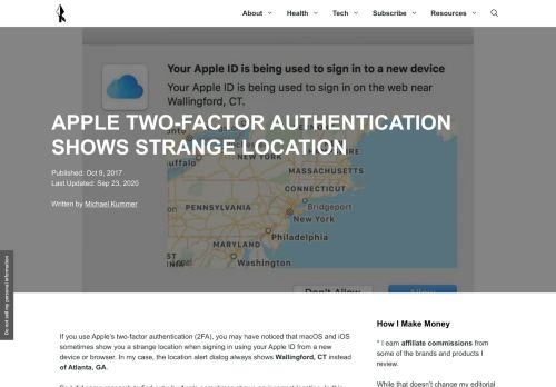 
                            4. Why Apple shows a strange location for a two-factor login confirmation