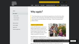 
                            11. Why apply? | Winston Churchill Memorial Trust