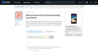 
                            9. Why are some of my pictures showing up as blank? - Samsung Galaxy ...