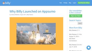 
                            10. Why Billy Launched on Appsumo | Billy Accounting