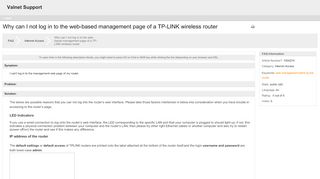 
                            10. Why can I not log in to the web-based management page of a TP-LINK ...