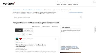 
                            5. Why can't I access mail.twc.com through my Verizon router ...