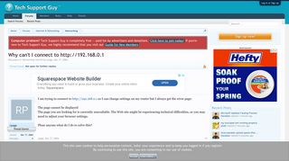 
                            13. Why can't I connect to http://192.168.0.1 | Tech Support Guy