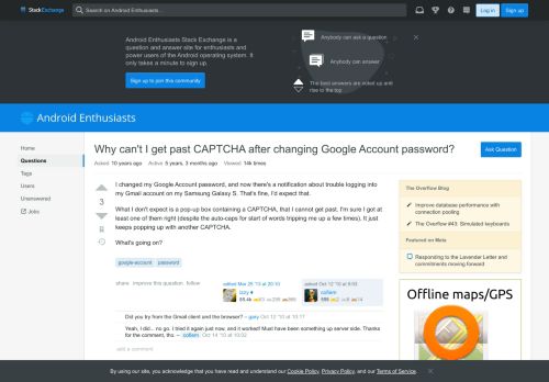 
                            3. Why can't I get past CAPTCHA after changing Google Account ...