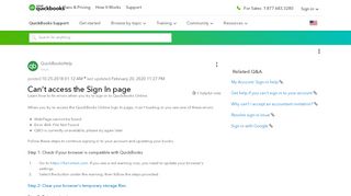 
                            7. Why can't I get to the QuickBooks Online sign in p... - Intuit