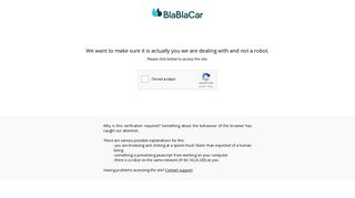 
                            5. Why can't I log in? | BlaBlaCar.co.uk