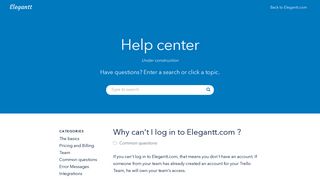 
                            2. Why can't I log in to Elegantt.com ? - Elegantt Help