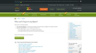 
                            7. Why can't I log in to myAlpari?