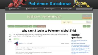 
                            10. Why can't I log in to Pokemon global link? - PokéBase Pokémon ...
