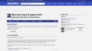 
                            5. Why cant i log in to square enix? - Final Fantasy XIV Online: A Realm ...