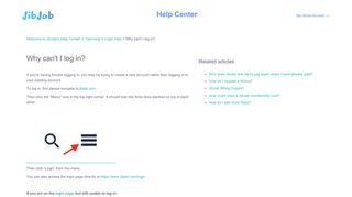 
                            6. Why can't I log in? – Welcome to JibJab's Help Center!