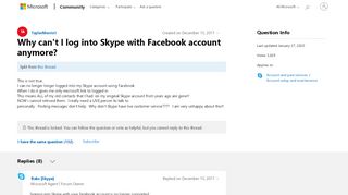 
                            3. Why can't I log into Skype with Facebook account anymore ...