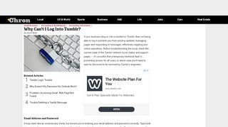 
                            12. Why Can't I Log Into Tumblr? | Chron.com