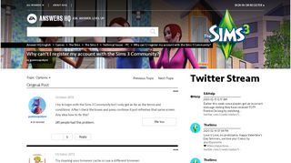 
                            9. Why can't I register my account with the Sims 3 Community? - Answer ...